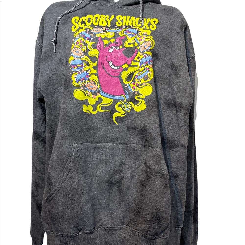 Scooby-Doo! Scooby Snacks Tie Dye Hoodie Sweatshirt S… - Gem